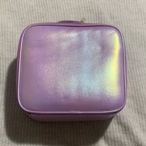 Iridescent Purple Makeup Bag